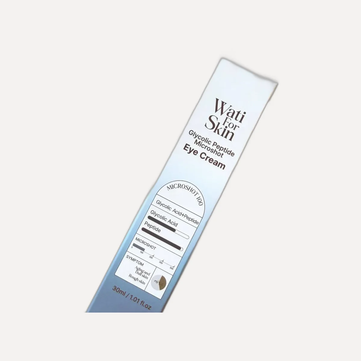 WatiForSkin Glycolic Peptide Microshot Eye Cream Активный антивозрастной крем для глаз