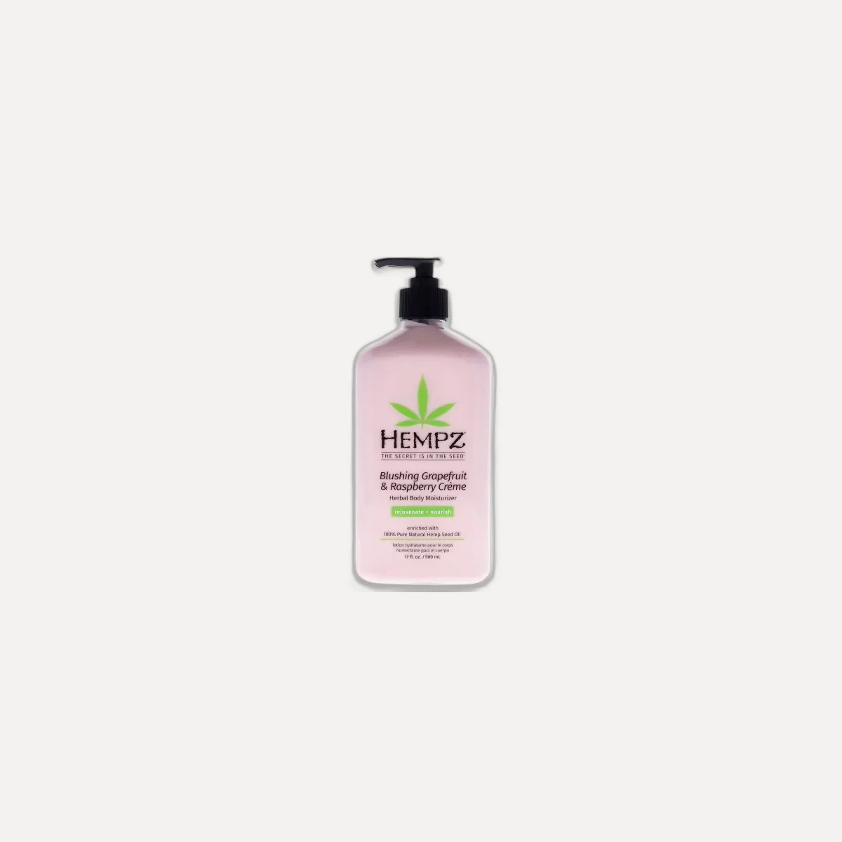 Hempz Blushing Grapefruit&Raspberry Moisturizer - Молочко для тела увлажняющее, Грейпфрут и малина, 500 мл